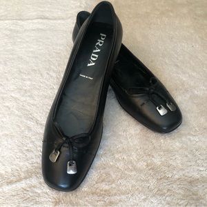 Prada Calf Ballerina Shoes